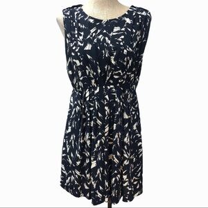 Silverdia navy blue patterned‎ dress